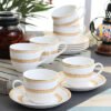 Cream Tea Cup Saucer Set